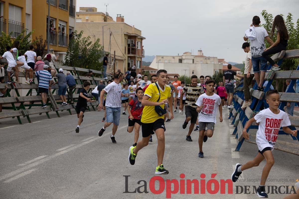 Chupinazo y encierro chico en Calasparra