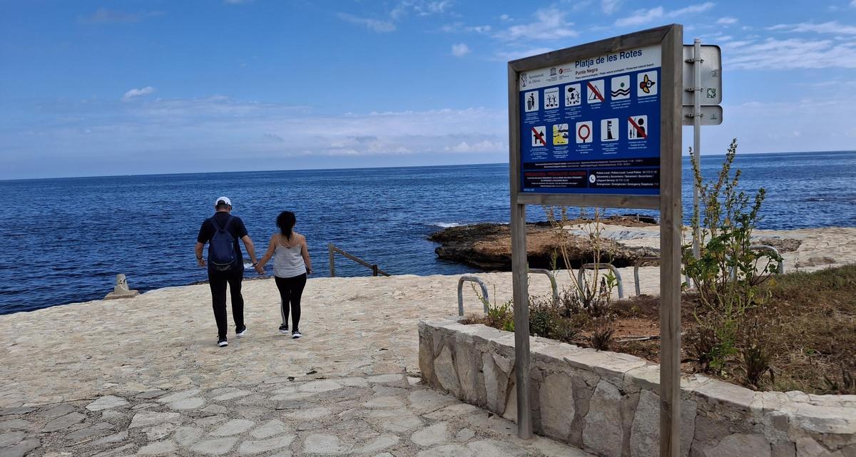 El itinerario de les Rotes que ahora es sendero azul
