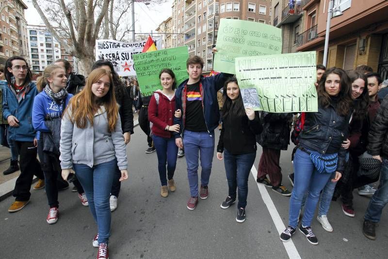 Manifestación estudiantes en contra del 3+2