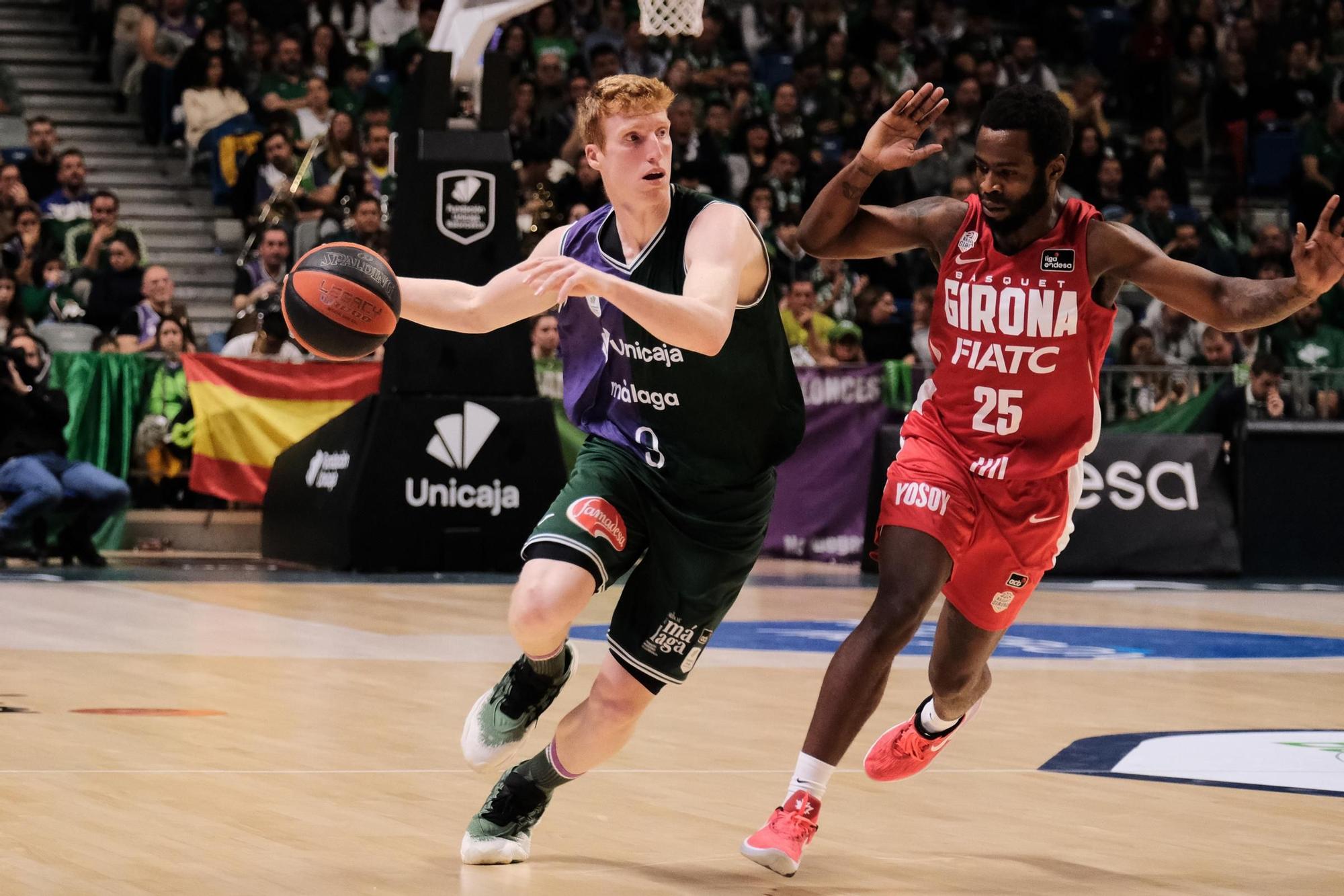 El Unicaja - Basquet Girona de la Liga Endesa, en fotos