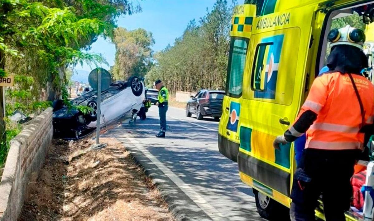 Un accidente en Andalucía en una imagen de archivo.