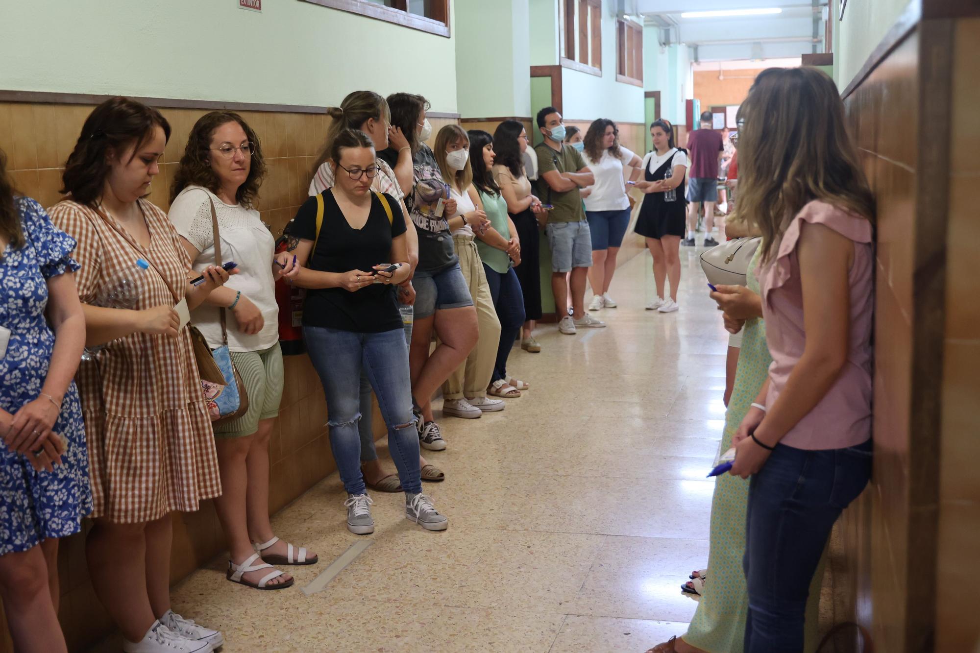 Nervios e incertidumbre: Así han sido la oposiciones docentes en Castellón