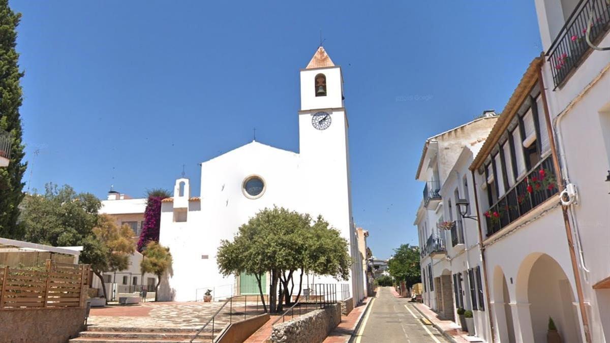 La iglesia de Sant Pere de Calella de Palafrugell