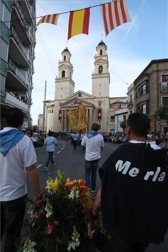 Ofrenda de flores a Sant Pasqual en Vila-real