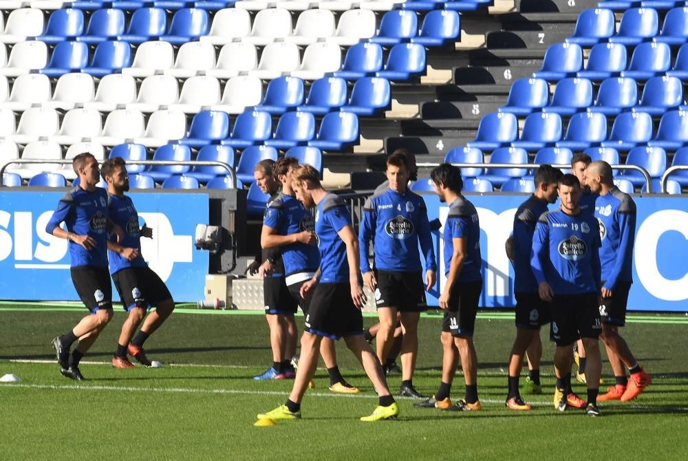 Última sesión antes de medirse al Eibar