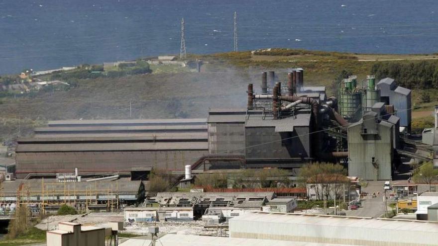 Instalaciones de FerroAtlántica, en Sabón.