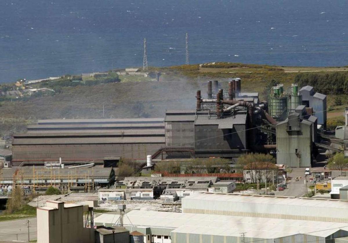 Instalaciones de FerroAtlántica, en Sabón.