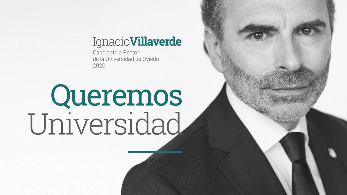 Ignacio Villaverde, candidato a rector de la Universidad de Oviedo