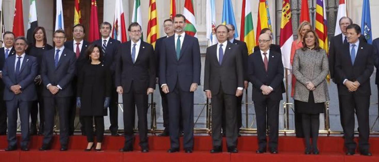 Foto de familia de la última Conferencia de Presidentes, celebrada en el 17 de enero de 2017.