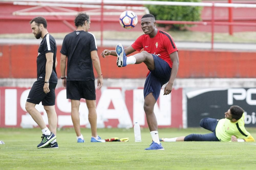 Entrenamiento del Sporting