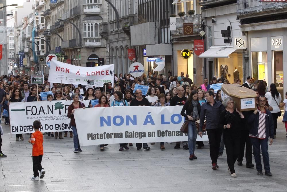 Marchas contra la reválida desde los institutos