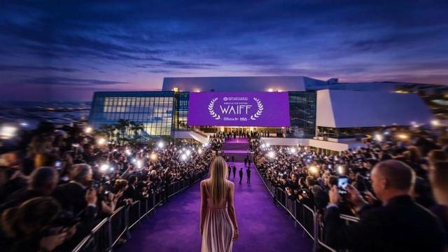 Imagen oficial de WAIFF 2026 Cannes, creada por IA.