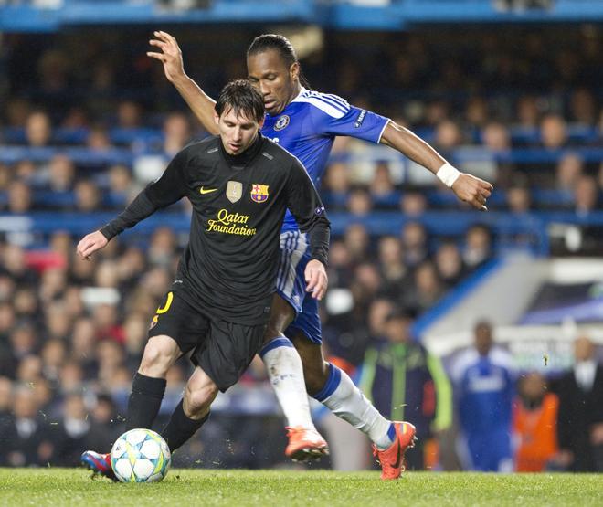 Drogba confiesa cómo reaccionó el vestuario del Chelsea al descubrir los goles de Messi en 2012: "Cuando apareció la lista del Barça nos echamos a reír"