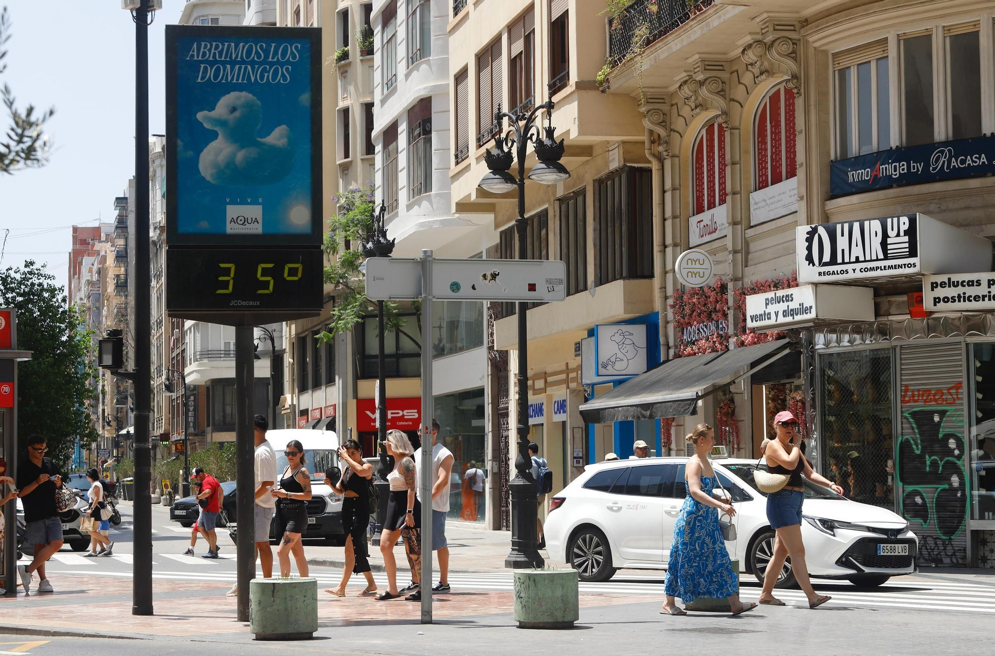 Las altas temperaturas no dan tregua en València