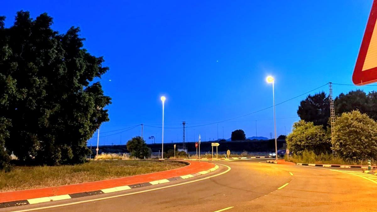 Iluminación en Venta Nova, de Castelló.