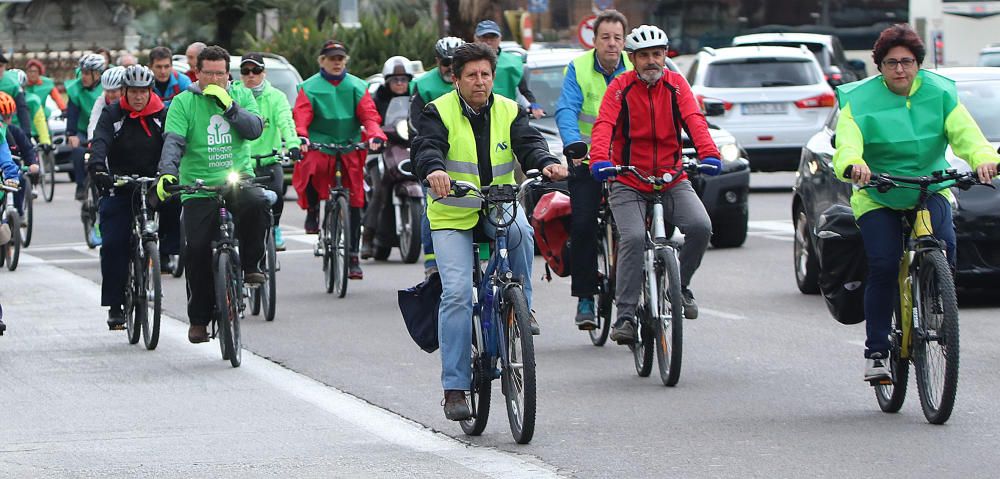 Marcha ciclista por un Bosque Urbano