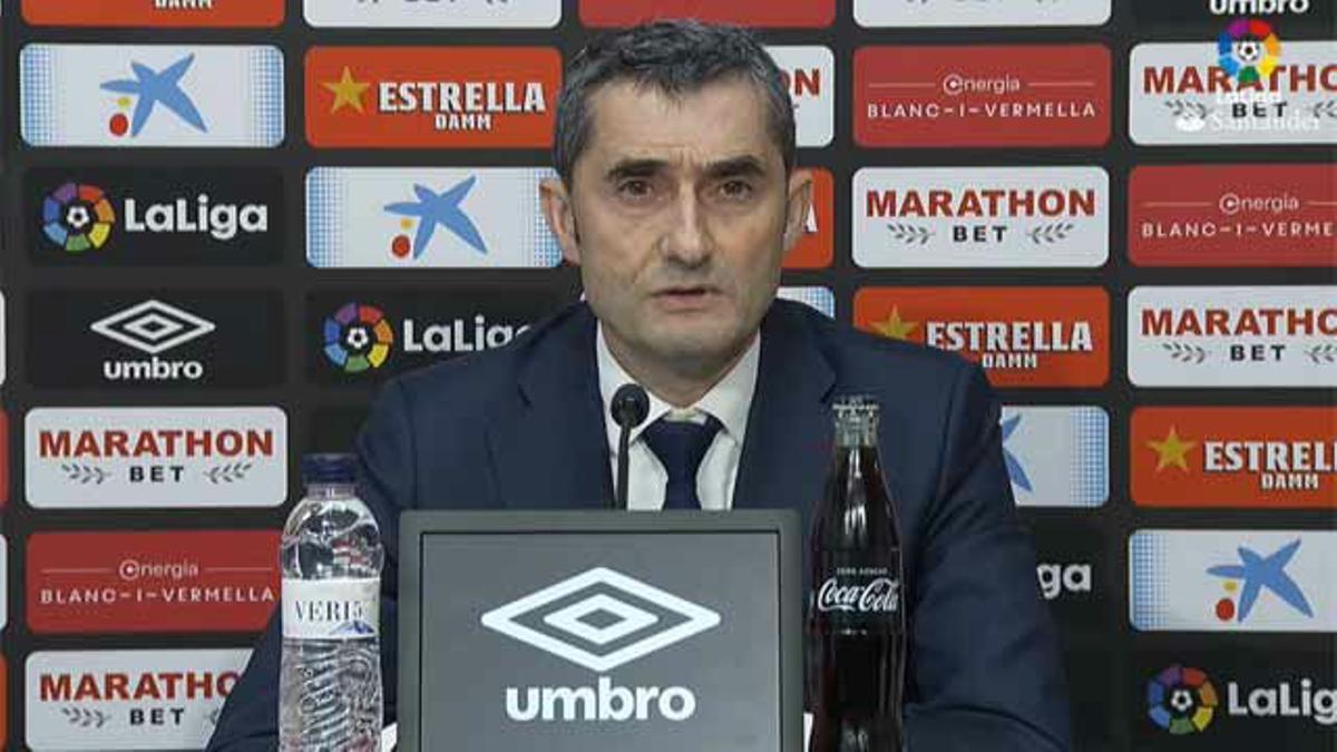 Valverde valoró la victoria ante el Girona