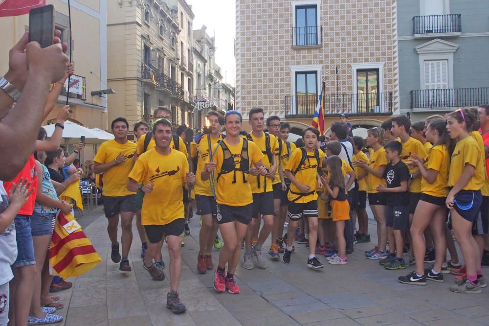 La flama de Canigó a Igualada