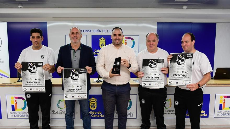 Cuatro equipos disputan el I Torneo de Fútbol Sala Adaptado Isleta Cup Gran Canaria
