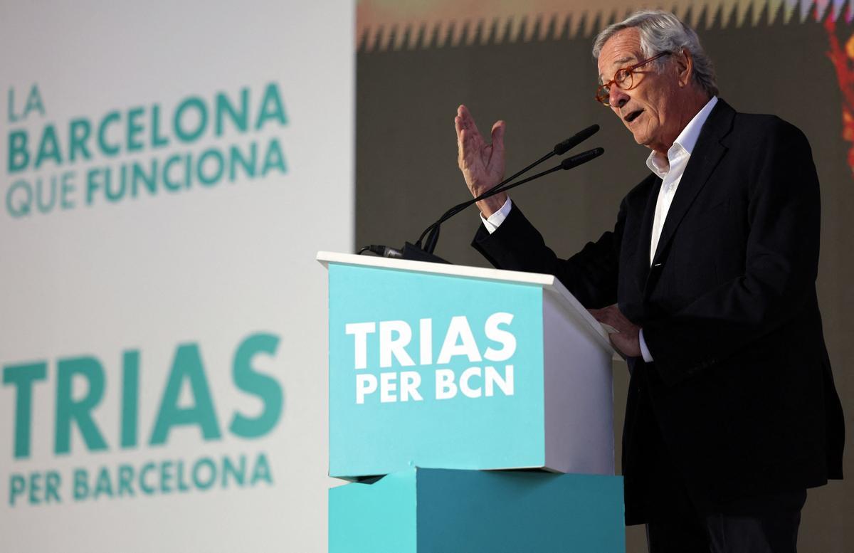 Acto de inicio de campaña de Xavier Trias, candidato de Junts en Barcelona