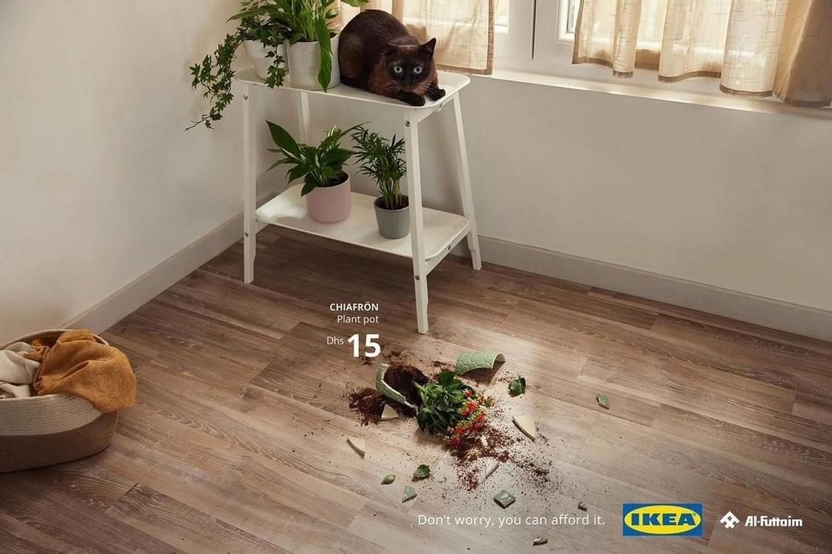 Imagen de la campaña de Ikea 'No te preocupes, te lo puedes permitir'.