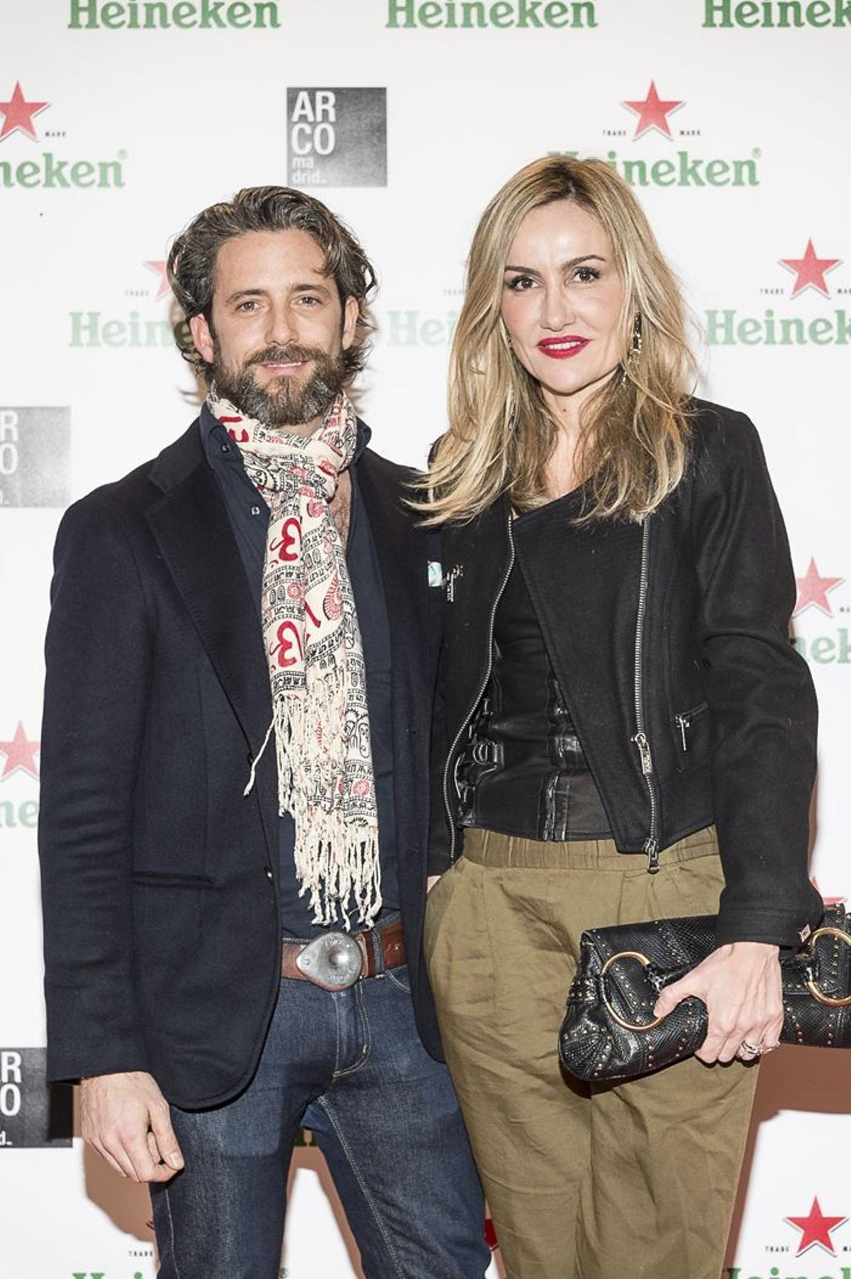 Clara Courel, en la fiesta de Heineken en ARCOmadrid 2015