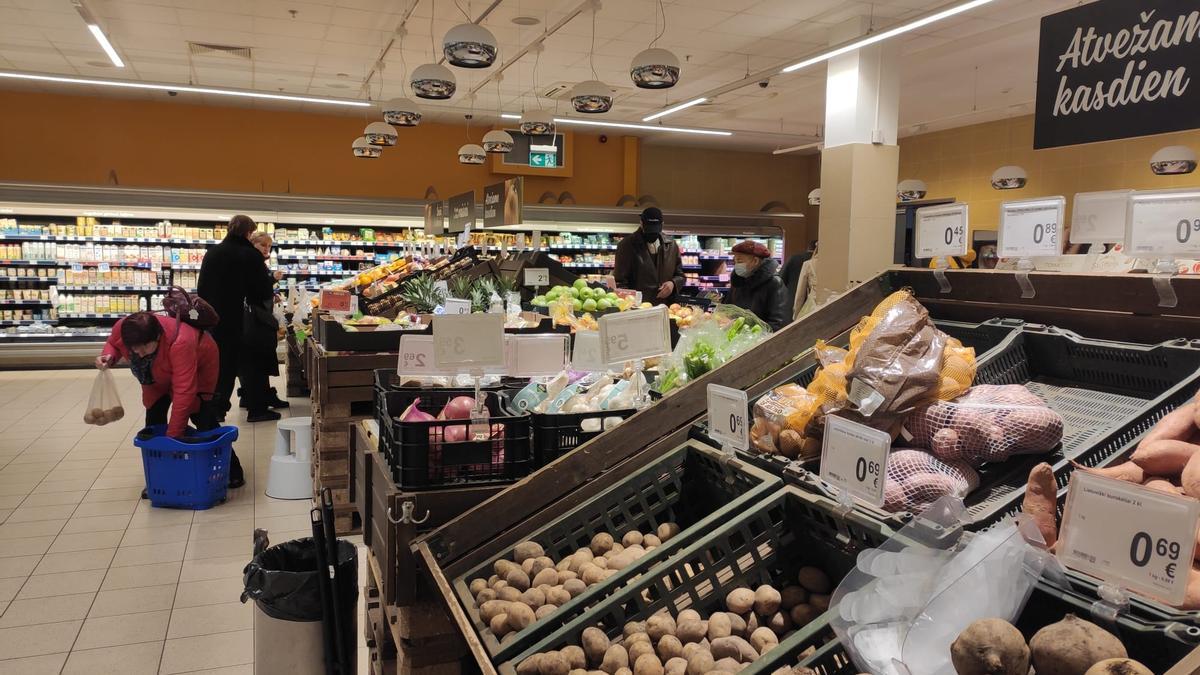 Imatge d&#039;un supermercat Maxima de Lituània