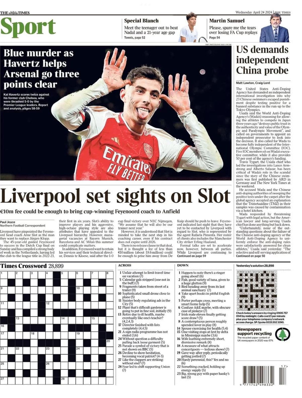 Las portadas de los periódicos deportivos de hoy, miércoles 24 de abril Las portadas de los periódicos deportivos de hoy, miércoles 24 de abril