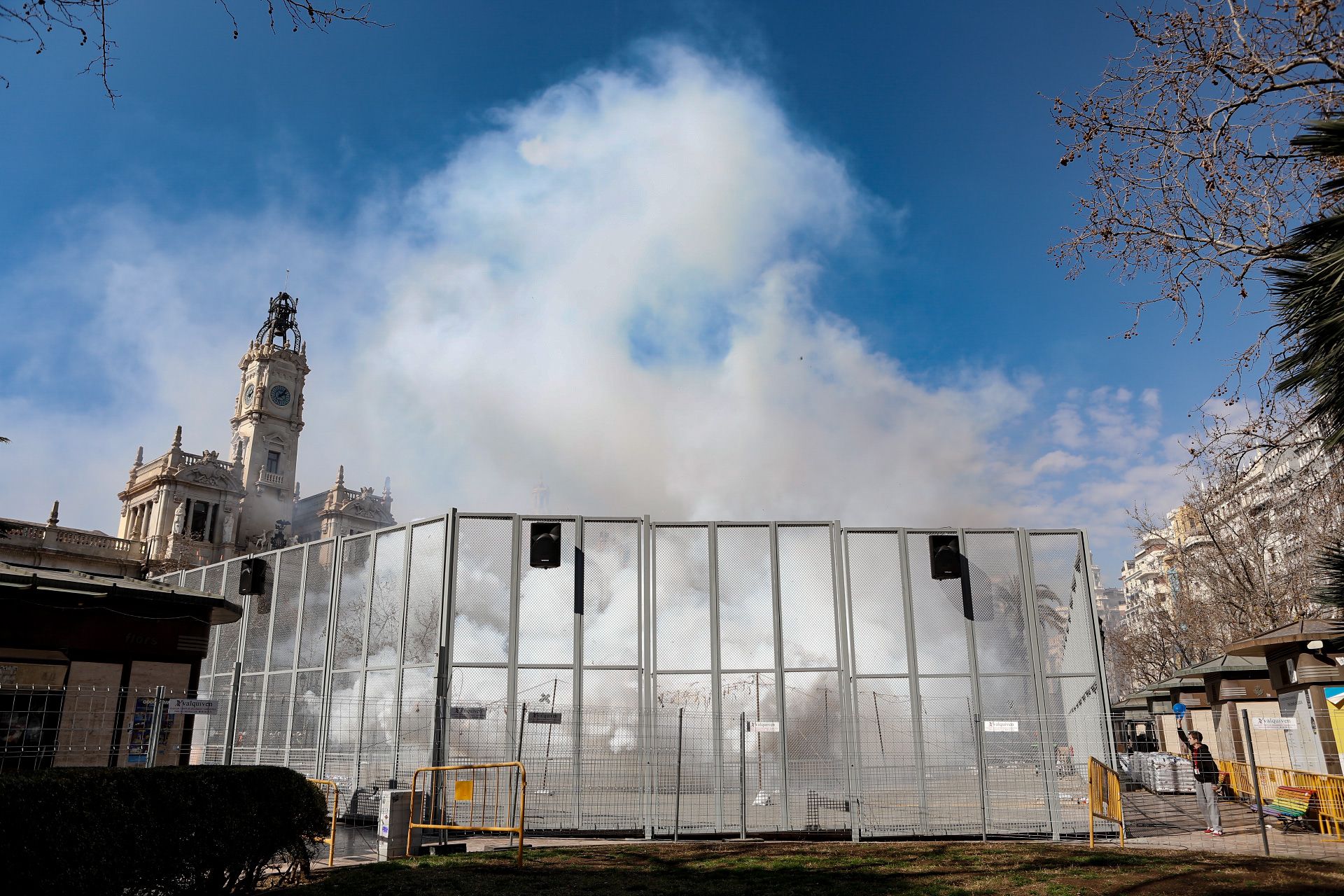 Así se vivió la mascletà desde el balón de Super