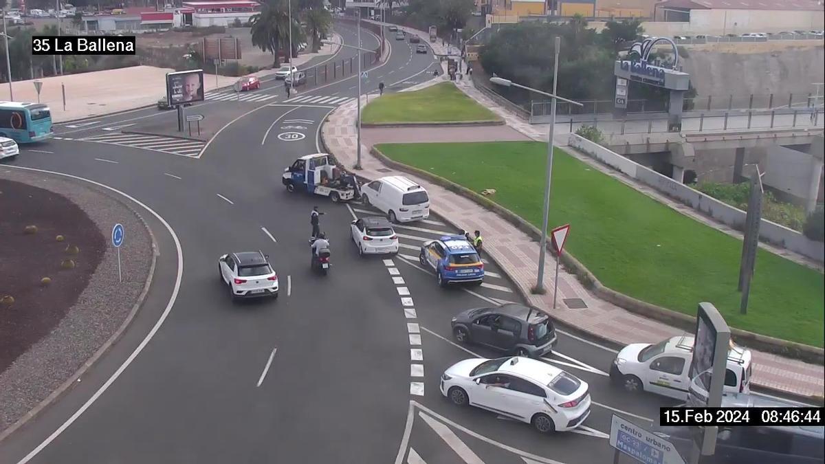 Inmovilizada una furgoneta por circular sin seguro en Las Palmas de Gran Canaria