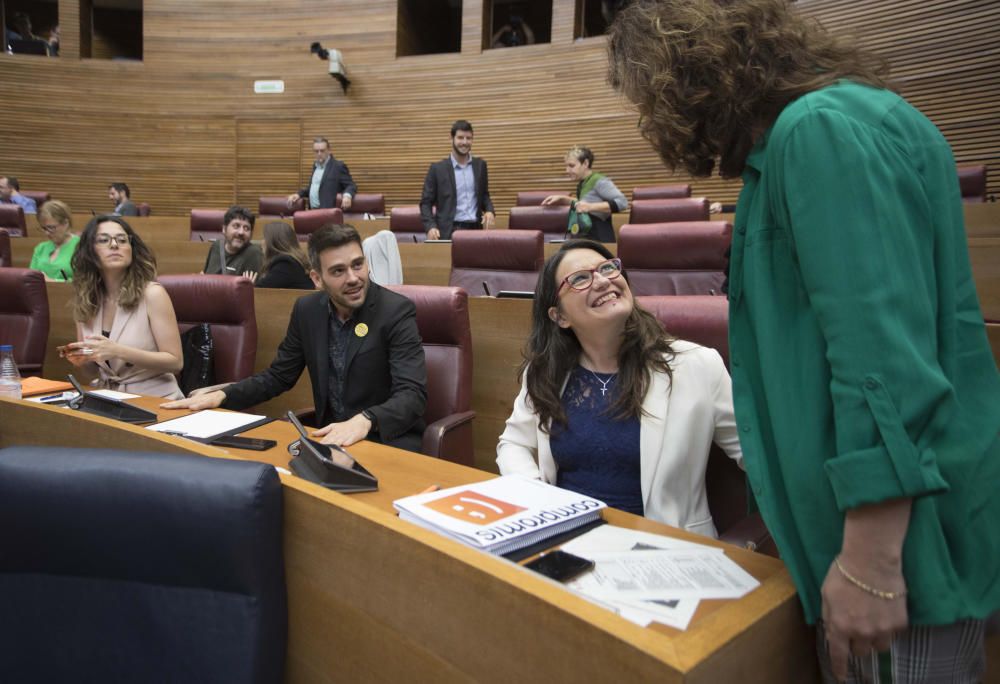 Segunda sesión del pleno de investidura de Puig