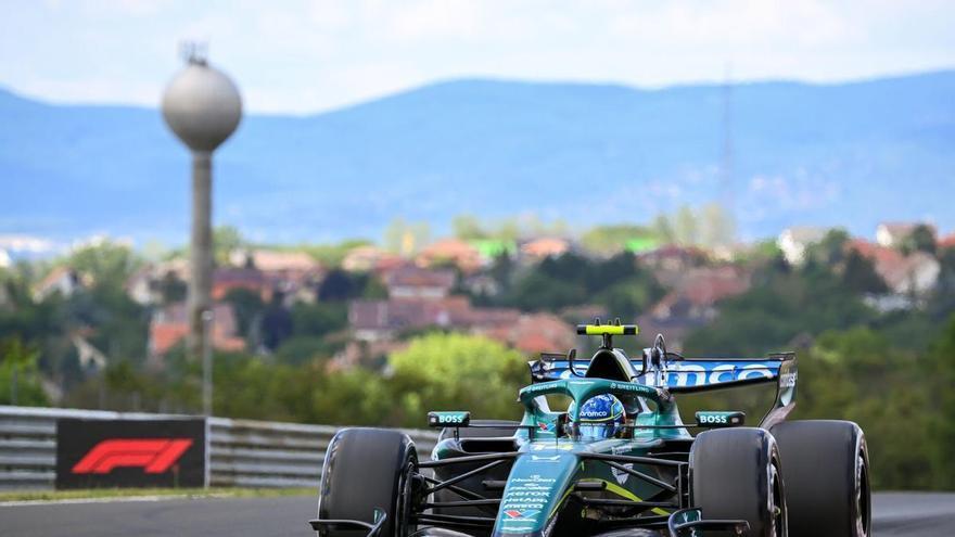 Fernando Alonso, contento tras el avance del Aston Martin: "He recuperado la adrenalina"