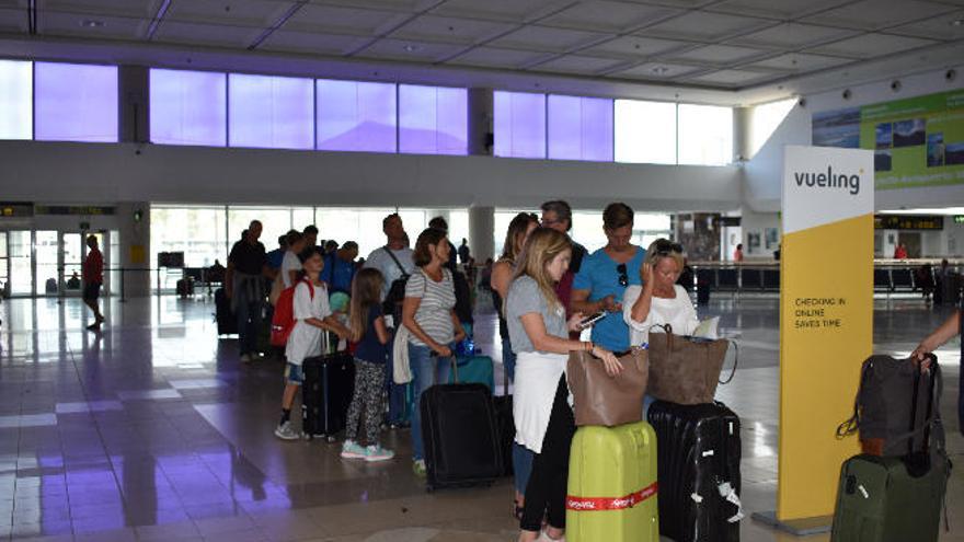 Ajetreo en el aeropuerto.