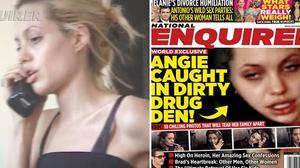 ’National Enquirer’ ha difós un vídeo en què es veu Angelina Jolie trucant al seu camell, als anys 90.