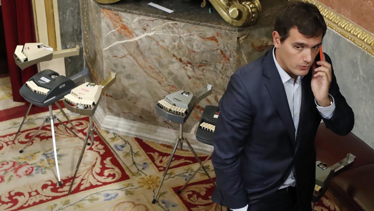 Rivera demana a Rajoy que activi el 155 i eviti el ’xantatge’ de Puigdemont.