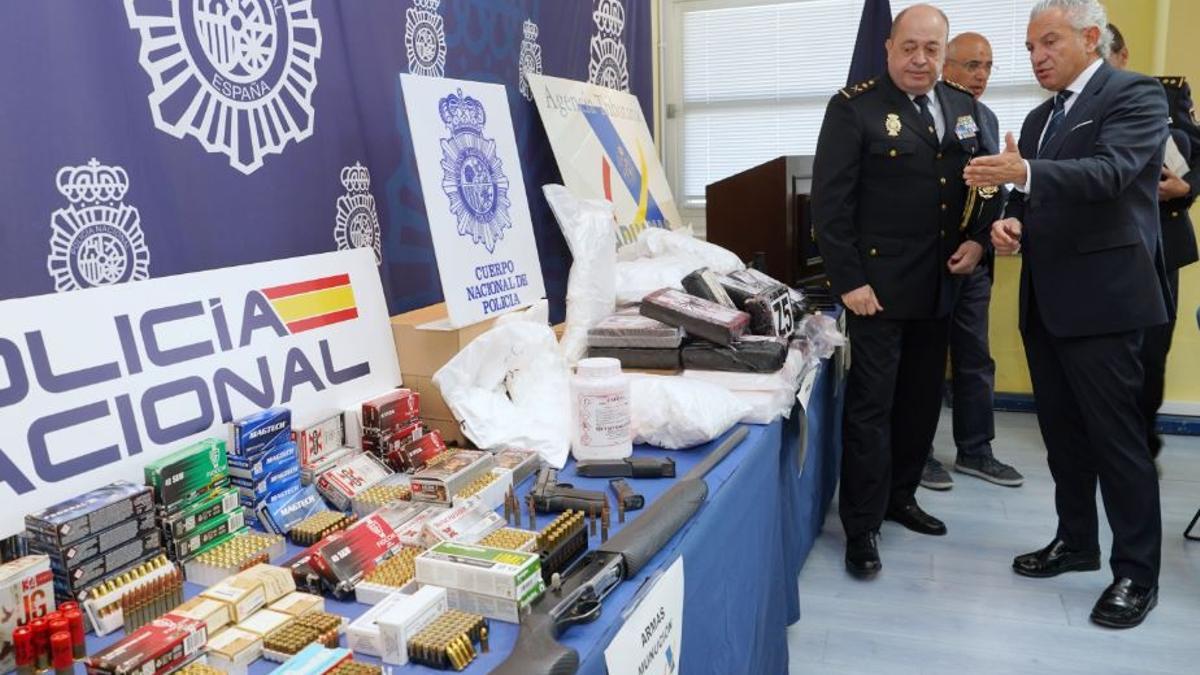 Imagen de la desarticulación dee una red de narcotráfico y blanqueo de capitales.