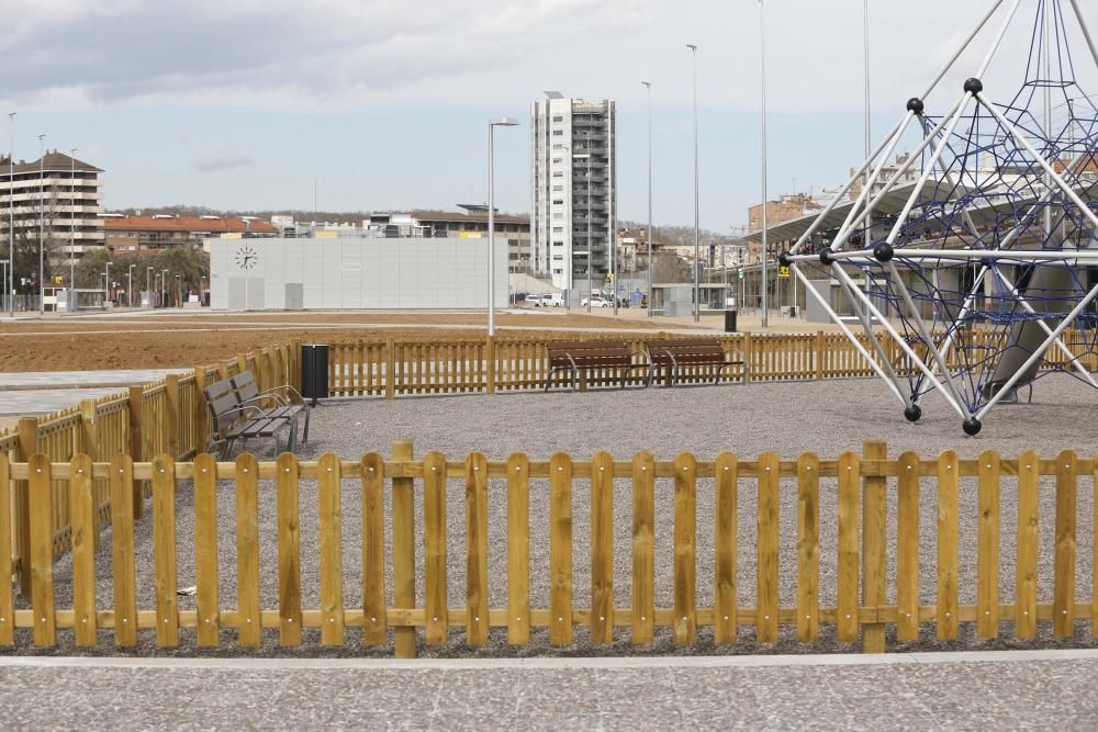 Inauguració de les obres del parc Central