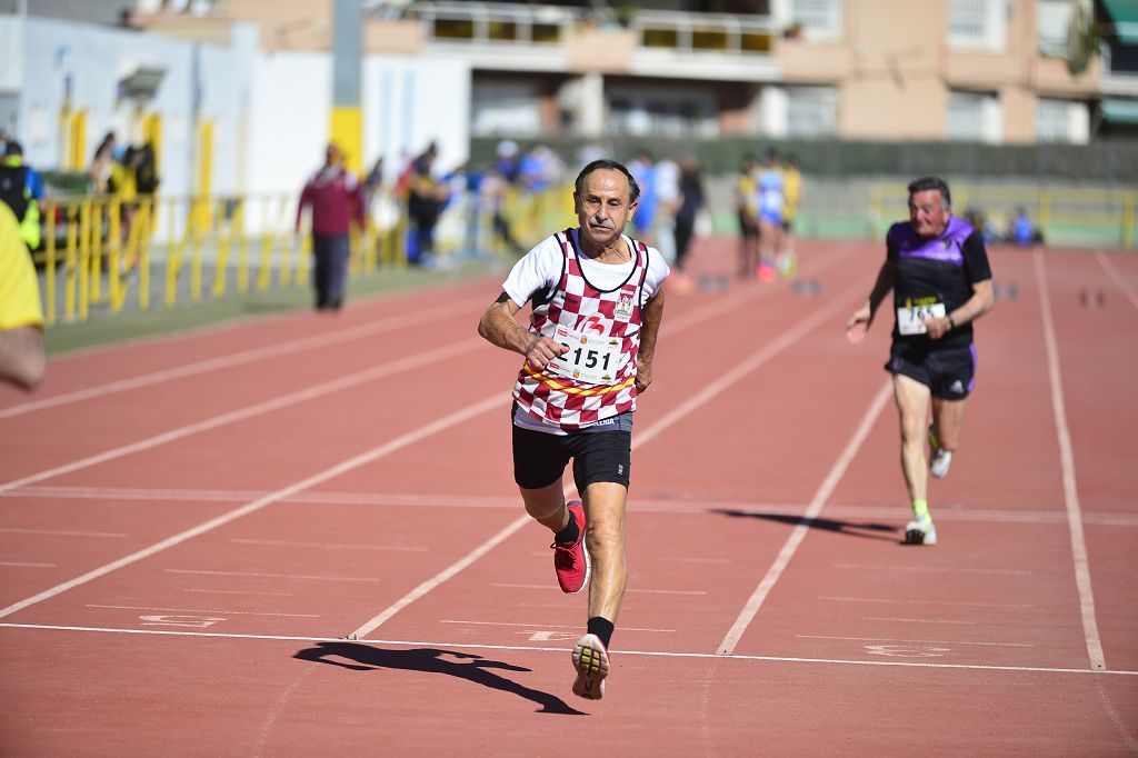 Atletismo nacional Máster sábado en la pista de Atletismo de Cartagena