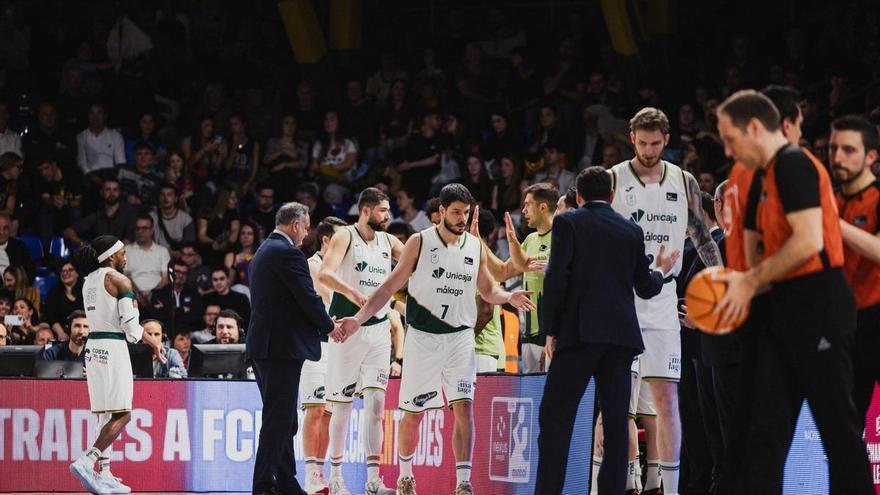 Ibon Navarro, tras la derrota del Unicaja ante el Barça: "Tuvimos que reponernos a muchos problemas"