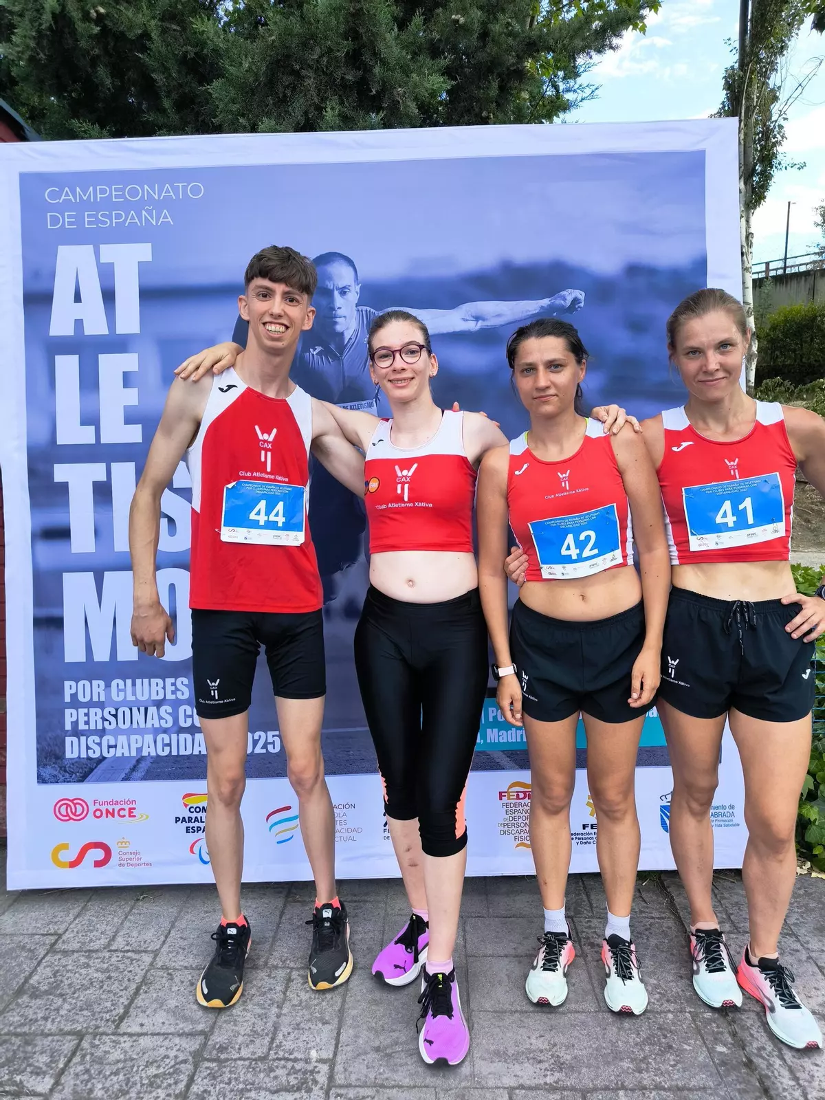 El Club Atletisme Xàtiva finaliza Sexto en el Campeonato de España de Atletismo Adaptado