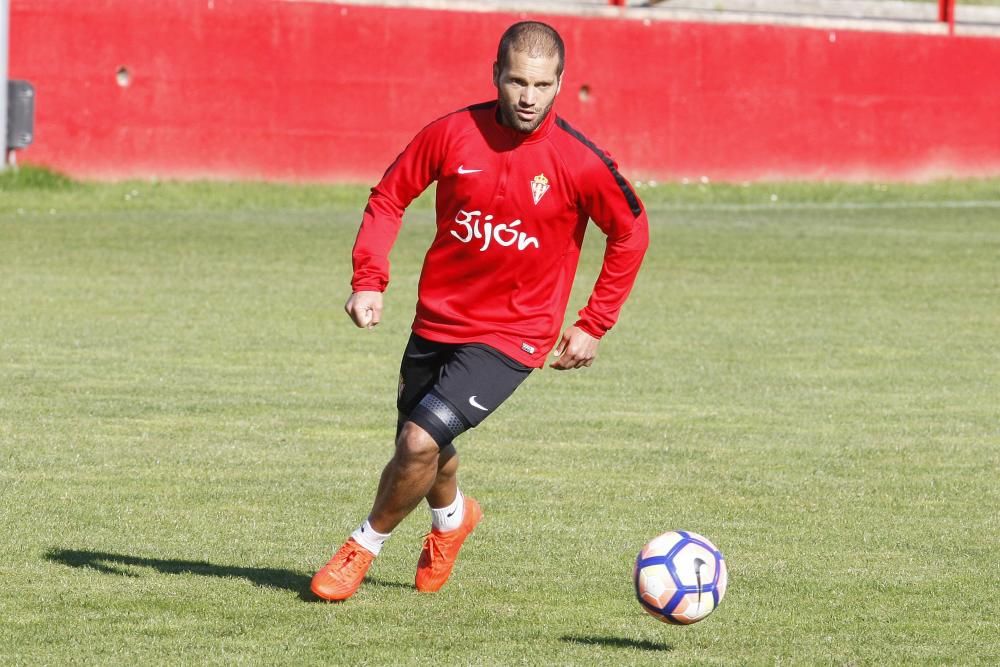 Entrenamiento del Sporting