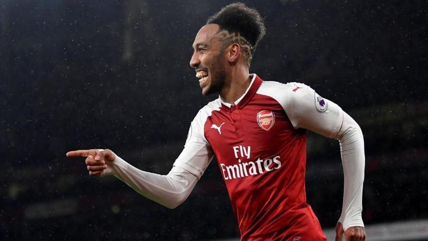 Fichaje inminente: Aubameyang ya está en Barcelona