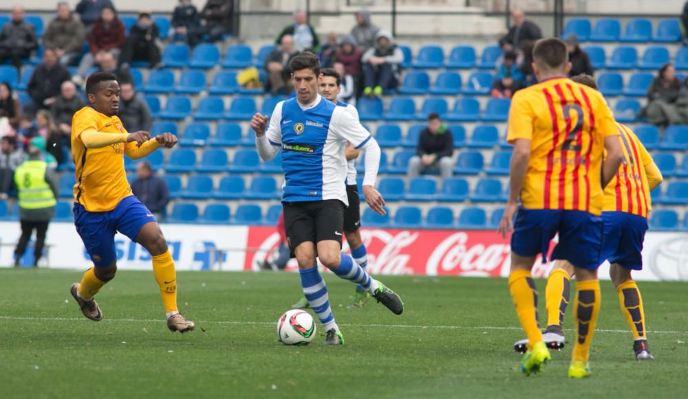 Hércules 0 - Barcelona B 2