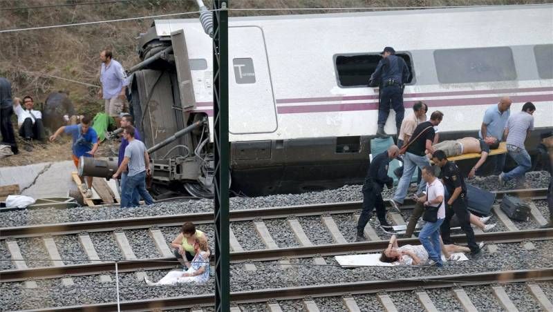 Fotogalería del accidente de Santiago