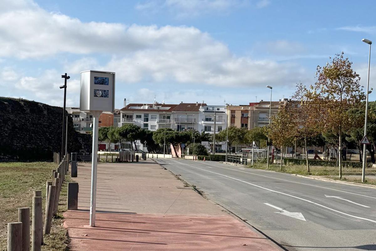 El radar de la ronda Circumval·lació de Roses.