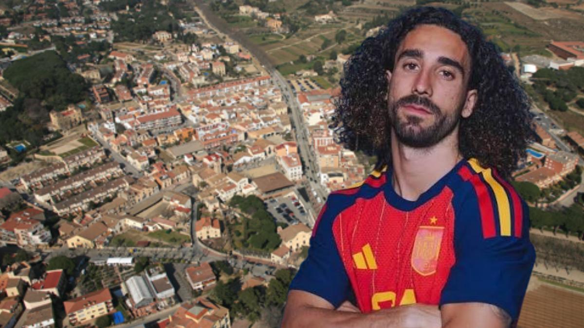 Este es el pueblo donde creció Marc Cucurella