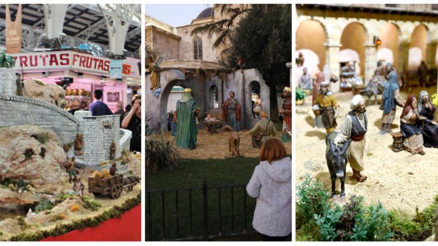 Belén del Mercado Central, de la Plaza de la Reina y del Ayuntamiento de València.