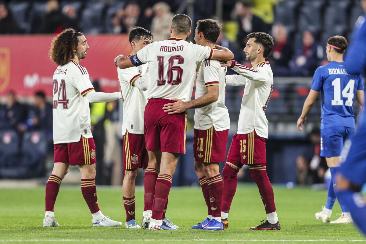 Amistoso: España - Serbia, en imágenes.
