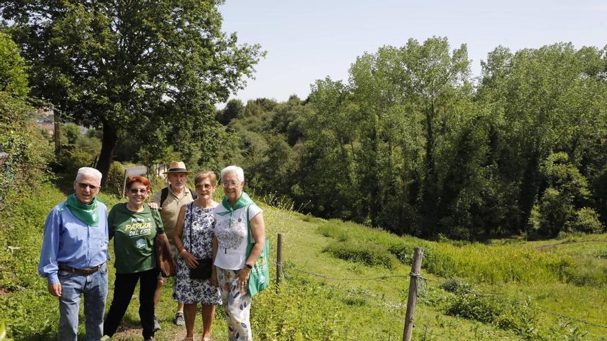 Los vecinos piden que el «pulmón verde» de la zona este de Oviedo sea mayor que el Parque de Invierno