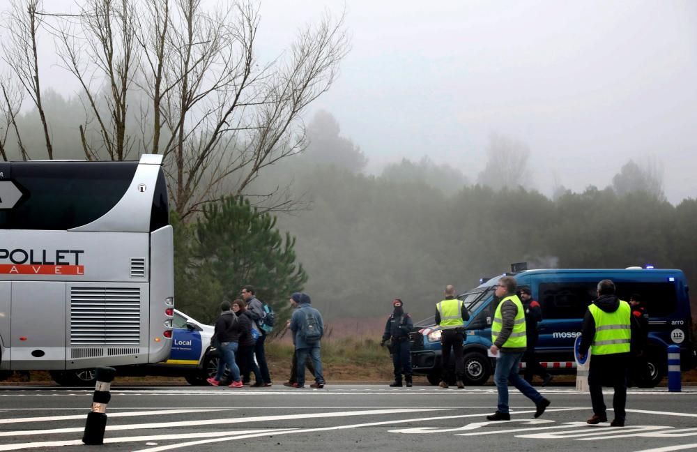 Un tren descarrila a Vacarisses